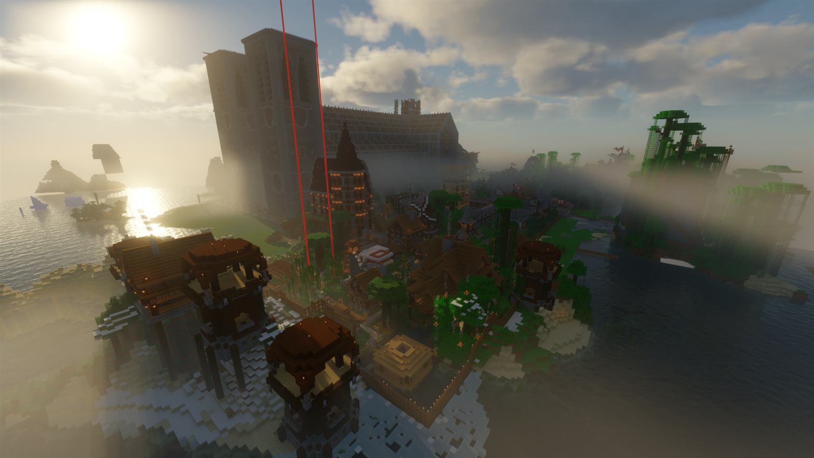 Paysage du monde Survie