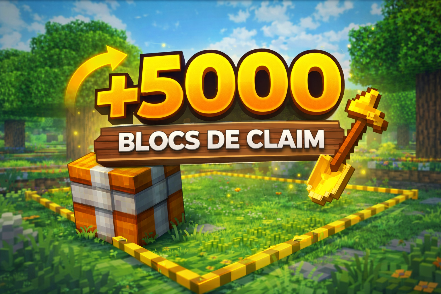 5000 blocs de claim bonus