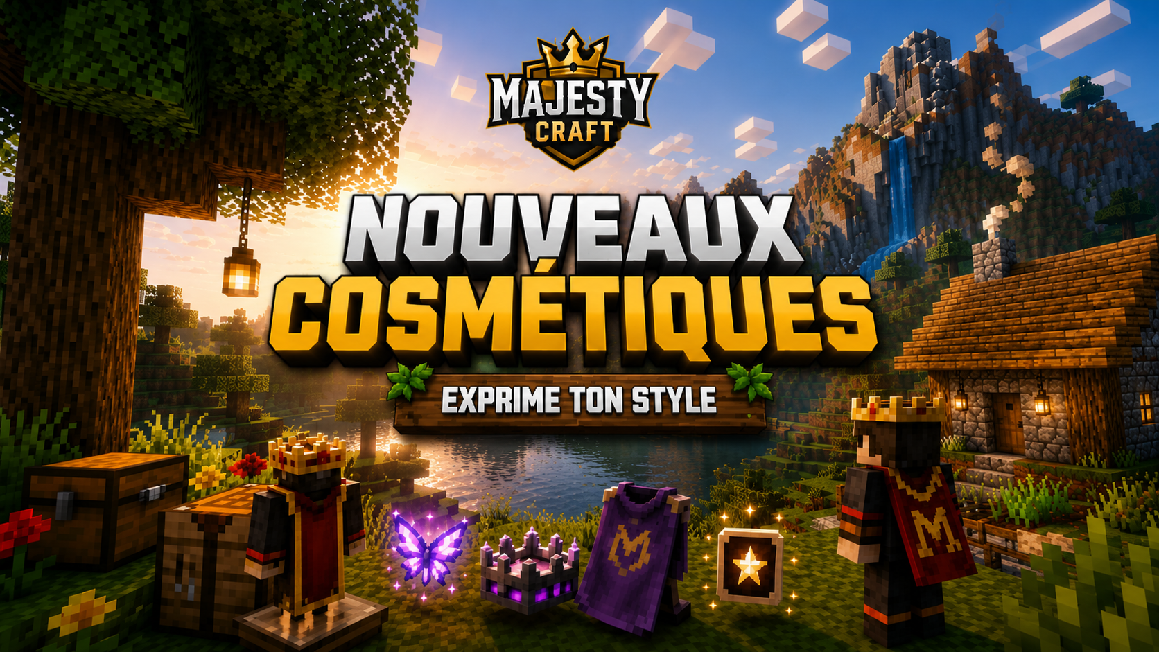 Les Cosmétiques arrivent sur MajestyCraft !