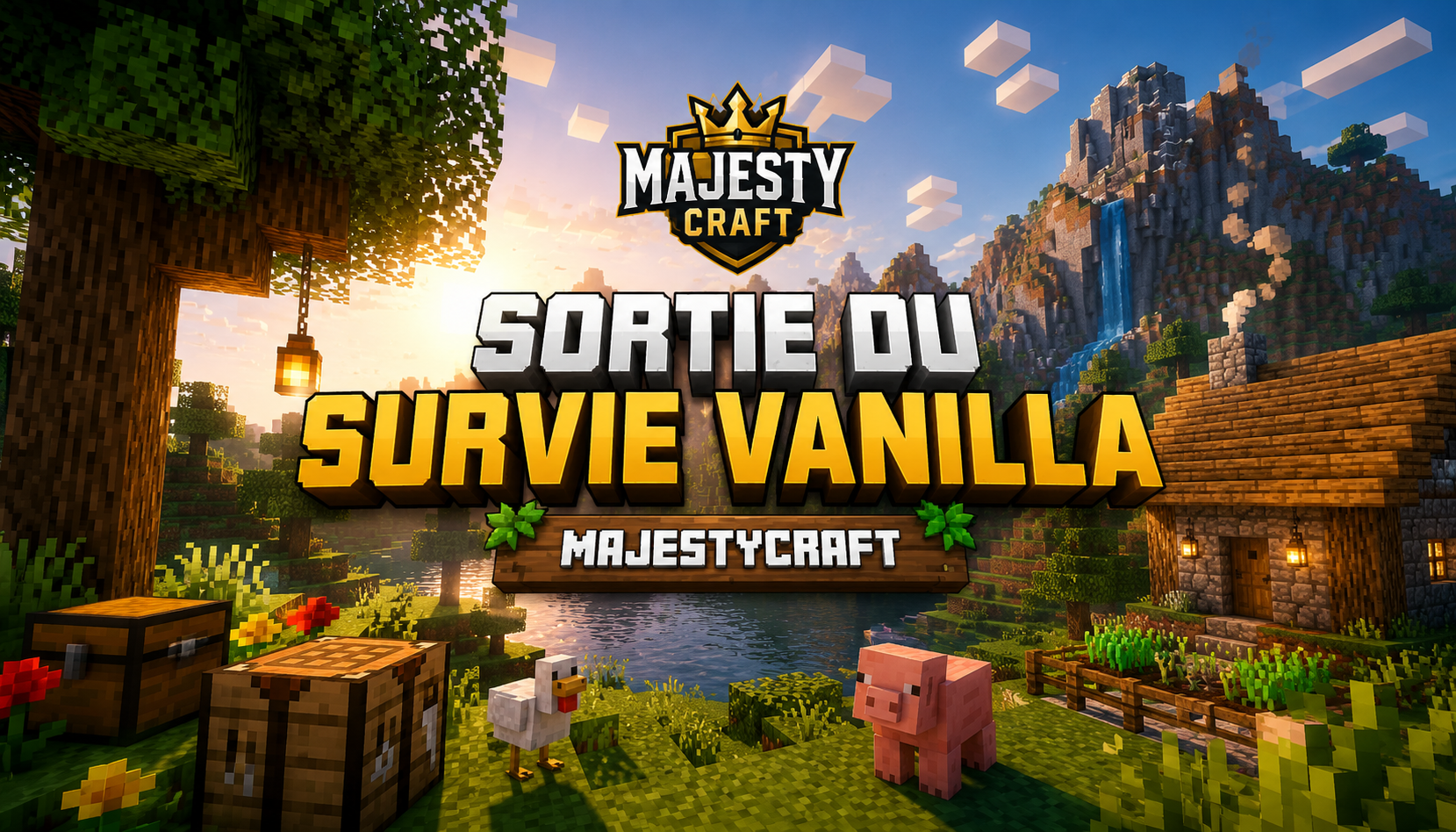 Le Survie Vanilla est disponible sur MajestyCraft !